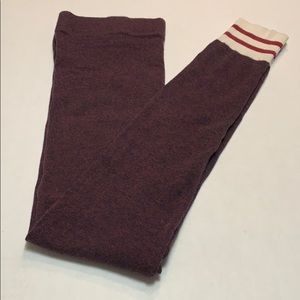 Sock monkey cabin sock leggings.